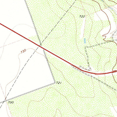 United States Geological Survey La Pryor, TX (1972, 24000-Scale) digital map
