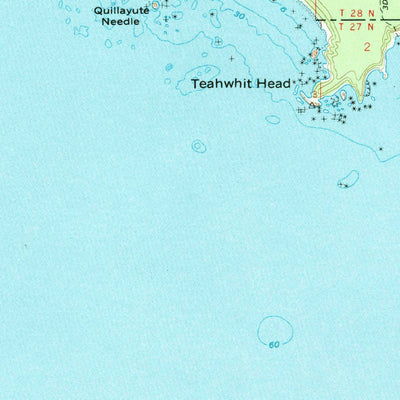 United States Geological Survey La Push, WA (1956, 62500-Scale) digital map