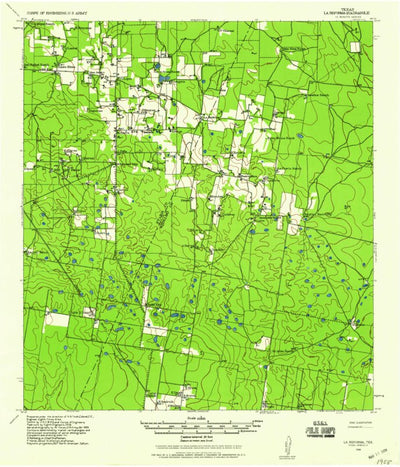 United States Geological Survey La Reforma, TX (1939, 62500-Scale) digital map