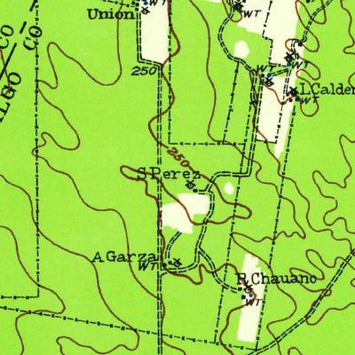 United States Geological Survey La Reforma, TX (1939, 62500-Scale) digital map