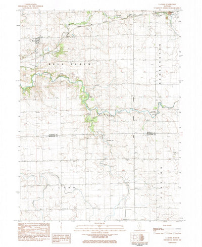 United States Geological Survey La Rose, IL (1983, 24000-Scale) digital map