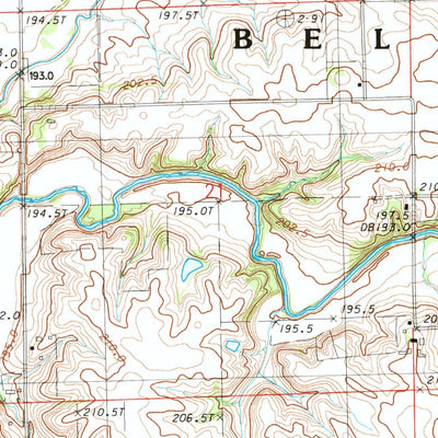 United States Geological Survey La Rose, IL (1983, 24000-Scale) digital map