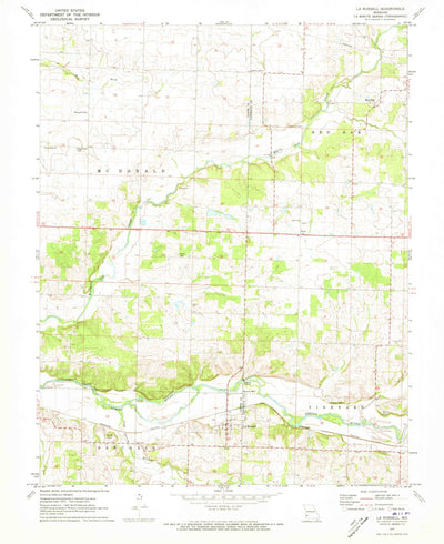 United States Geological Survey La Russell, MO (1971, 24000-Scale) digital map