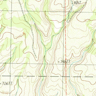 United States Geological Survey La Sal East, UT (1987, 24000-Scale) digital map