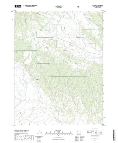 United States Geological Survey La Sal East, UT (2023, 24000-Scale) digital map