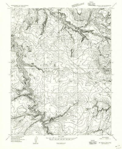 United States Geological Survey La Sal Junction, UT (1954, 24000-Scale) digital map