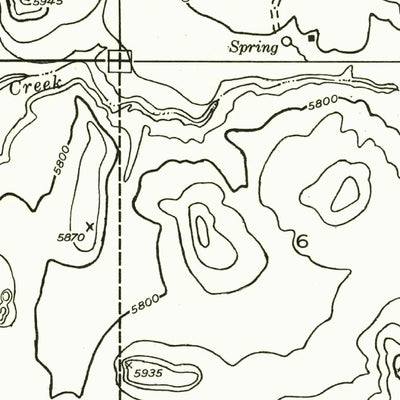 United States Geological Survey La Sal Junction, UT (1954, 24000-Scale) digital map