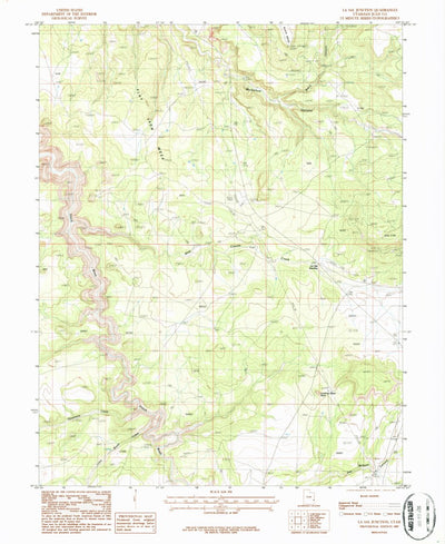 United States Geological Survey La Sal Junction, UT (1987, 24000-Scale) digital map