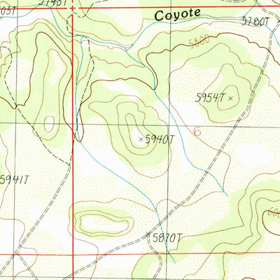 United States Geological Survey La Sal Junction, UT (1987, 24000-Scale) digital map