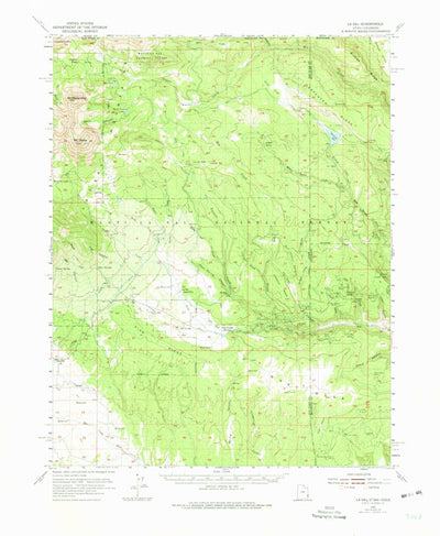 United States Geological Survey La Sal, UT-CO (1954, 62500-Scale) digital map