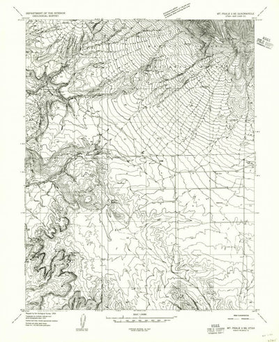 United States Geological Survey La Sal West, UT (1954, 24000-Scale) digital map
