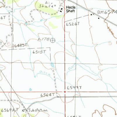 United States Geological Survey La Sal West, UT (1987, 24000-Scale) digital map