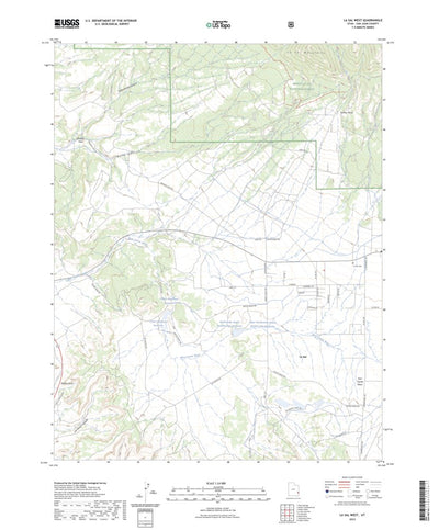 United States Geological Survey La Sal West, UT (2023, 24000-Scale) digital map