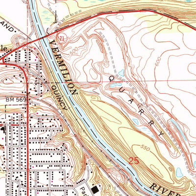 United States Geological Survey La Salle, IL (1966, 24000-Scale) digital map
