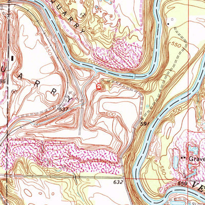 United States Geological Survey La Salle, IL (1966, 24000-Scale) digital map