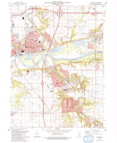 United States Geological Survey La Salle, IL (1993, 24000-Scale) digital map