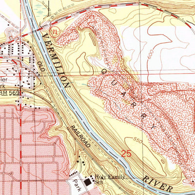 United States Geological Survey La Salle, IL (1993, 24000-Scale) digital map