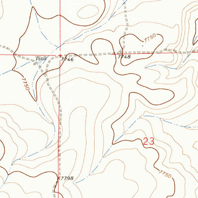 United States Geological Survey La Segita Peaks NE, NM-CO (1963, 24000-Scale) digital map