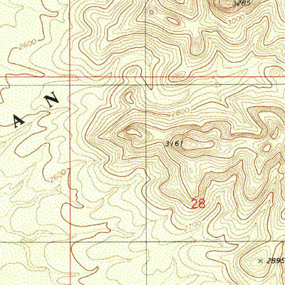 United States Geological Survey La Tortuga Butte, AZ (1979, 24000-Scale) digital map