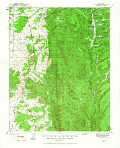 United States Geological Survey La Ventana, NM (1939, 62500-Scale) digital map