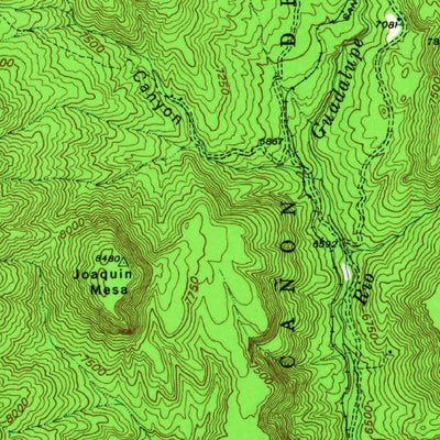 United States Geological Survey La Ventana, NM (1939, 62500-Scale) digital map