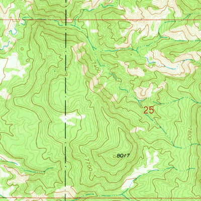 United States Geological Survey La Ventana, NM (1970, 24000-Scale) digital map