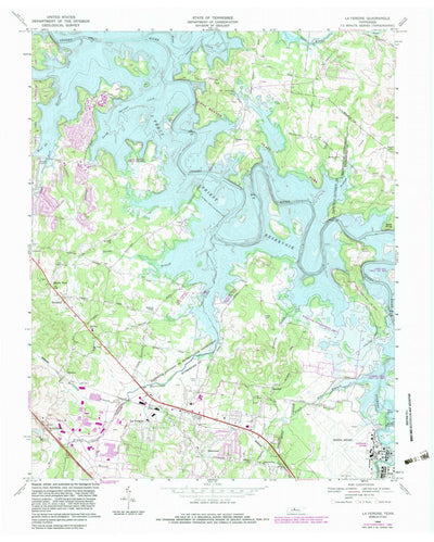 United States Geological Survey La Vergne, TN (1968, 24000-Scale) digital map