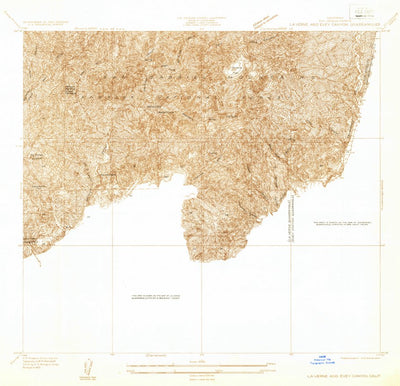 United States Geological Survey La Verne And Evey Canyon, CA (1933, 24000-Scale) digital map