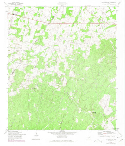 United States Geological Survey La Vernia SW, TX (1958, 24000-Scale) digital map