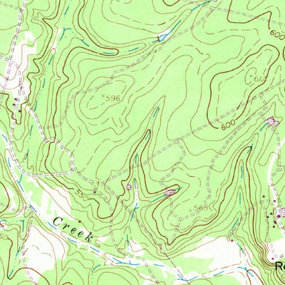 United States Geological Survey La Vernia SW, TX (1958, 24000-Scale) digital map