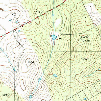United States Geological Survey La Vernia SW, TX (1992, 24000-Scale) digital map