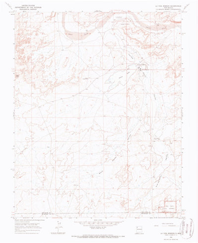 United States Geological Survey La Vida Mission, NM (1966, 24000-Scale) digital map
