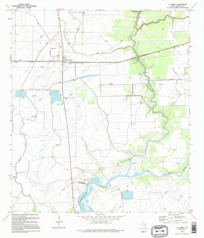 United States Geological Survey La Ward, TX (1995, 24000-Scale) digital map