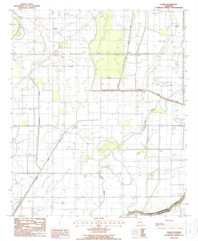United States Geological Survey Laark, LA (1988, 24000-Scale) digital map