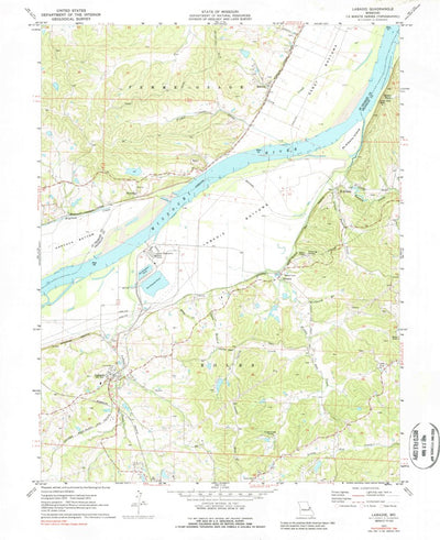United States Geological Survey Labadie, MO (1972, 24000-Scale) digital map