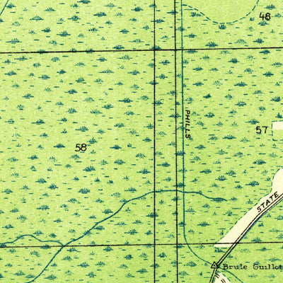 United States Geological Survey Labadieville, LA (1932, 31680-Scale) digital map
