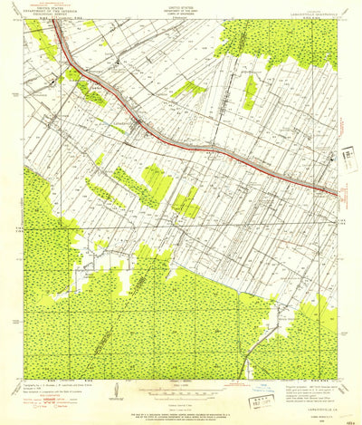 United States Geological Survey Labadieville, LA (1938, 24000-Scale) digital map