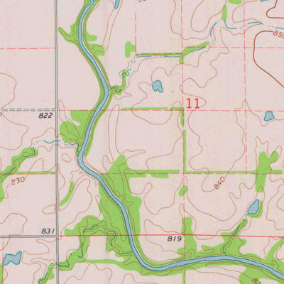United States Geological Survey Labette, KS (1974, 24000-Scale) digital map