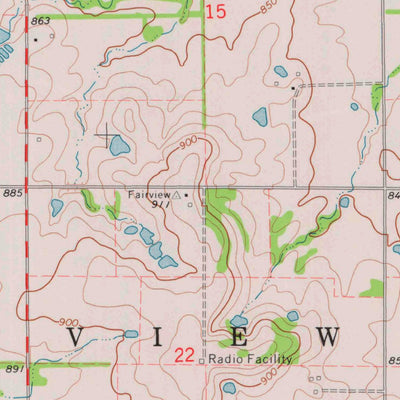 United States Geological Survey Labette, KS (1974, 24000-Scale) digital map