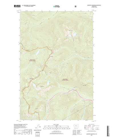 United States Geological Survey Labyrinth Mountain, WA (2020, 24000-Scale) digital map