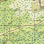United States Geological Survey Lac Des Allemands, LA (1944, 62500-Scale) digital map