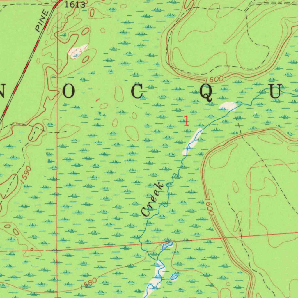Lac Du Flambeau SW, WI (1971, 24000-Scale) Map by United States ...