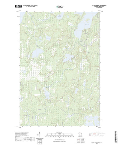 United States Geological Survey Lac du Flambeau SW, WI (2023, 24000-Scale) digital map