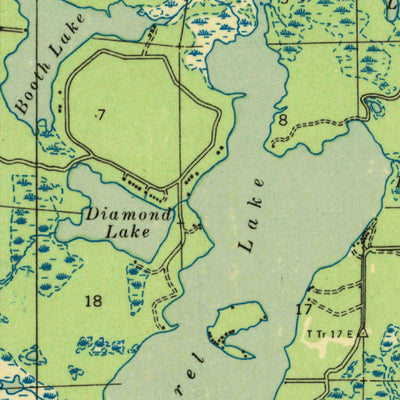 United States Geological Survey Lac Du Flambeau, WI (1946, 48000-Scale) digital map