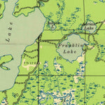 United States Geological Survey Lac Du Flambeau, WI (1950, 48000-Scale) digital map