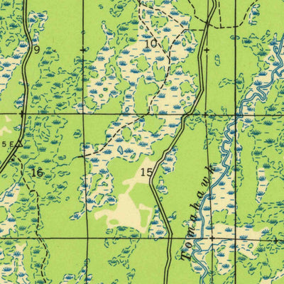United States Geological Survey Lac Du Flambeau, WI (1950, 48000-Scale) digital map