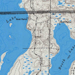 United States Geological Survey Lac Du Flambeau, WI (1971, 24000-Scale) digital map