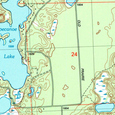 United States Geological Survey Lac Du Flambeau, WI (2005, 24000-Scale) digital map