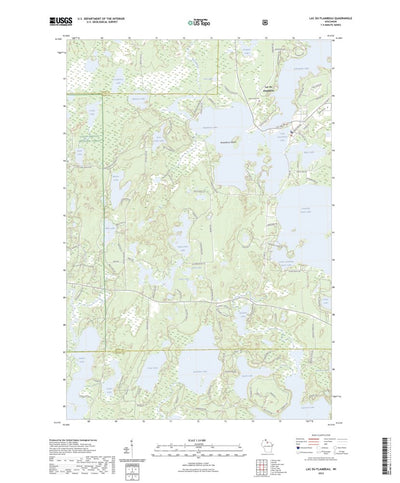 United States Geological Survey Lac du Flambeau, WI (2023, 24000-Scale) digital map