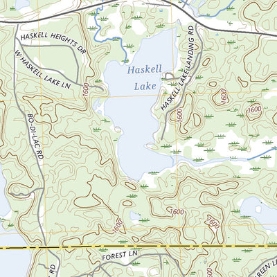 United States Geological Survey Lac du Flambeau, WI (2023, 24000-Scale) digital map